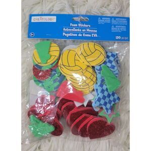 Creatology Foam Stickers 120 Pc Hearts, Sports, Team Spirit